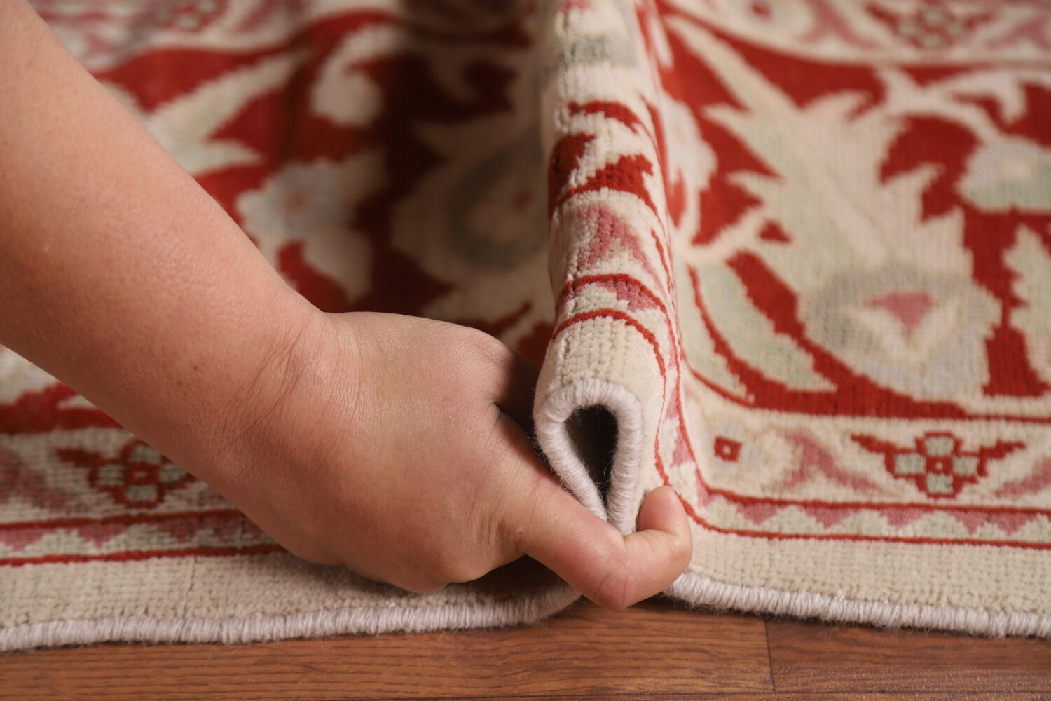 Vegetable Dye Mahal Egyptian Area Rug 8x17