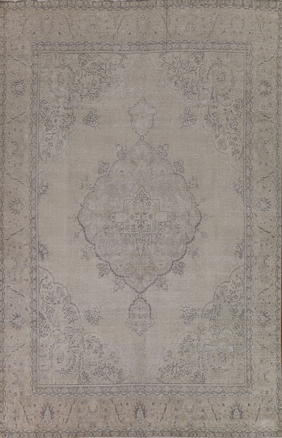 Vintage Tabriz Persian Area Rug 9x12