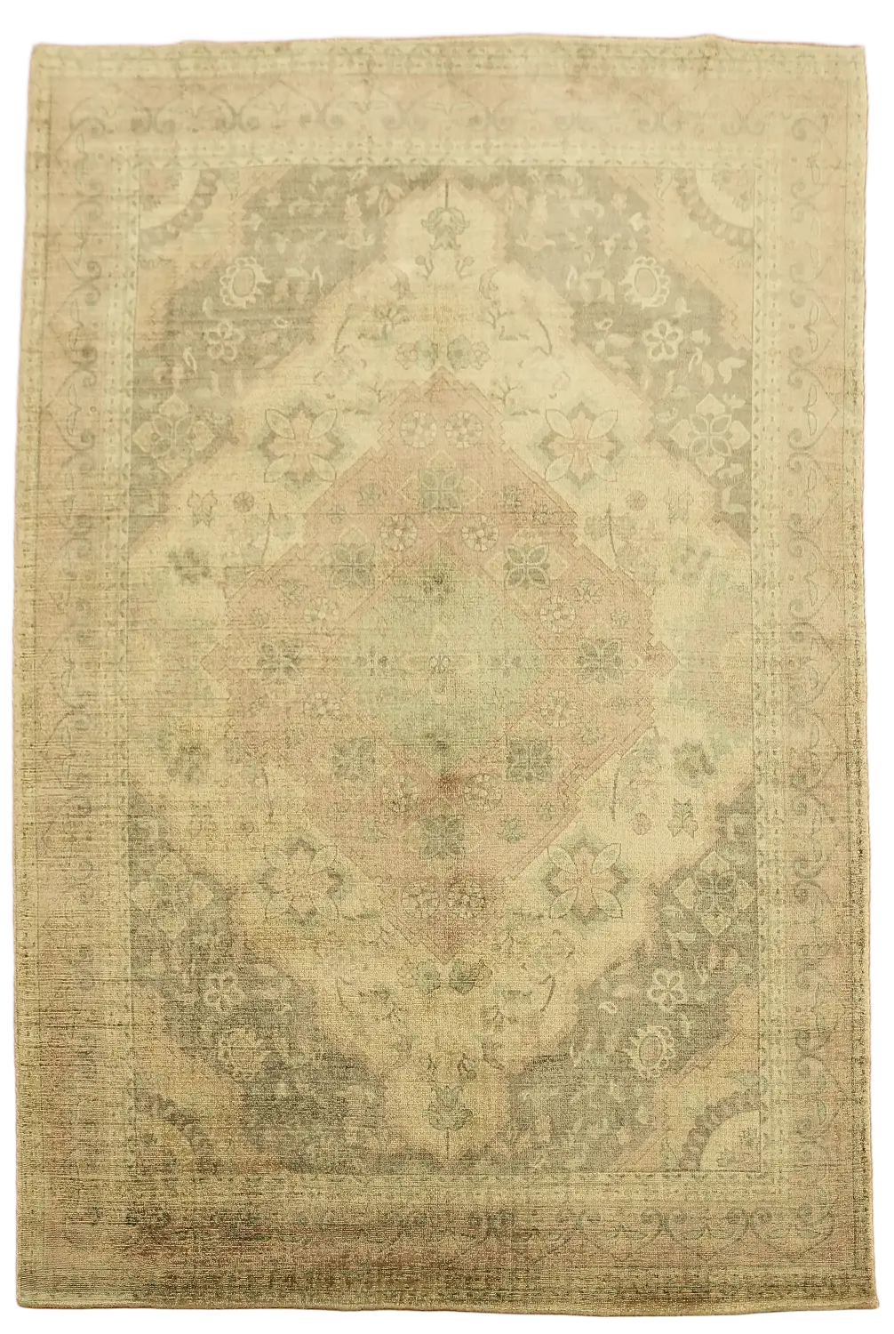 Antique Style Rug with Subtle Earthy Hues 5x8 ft