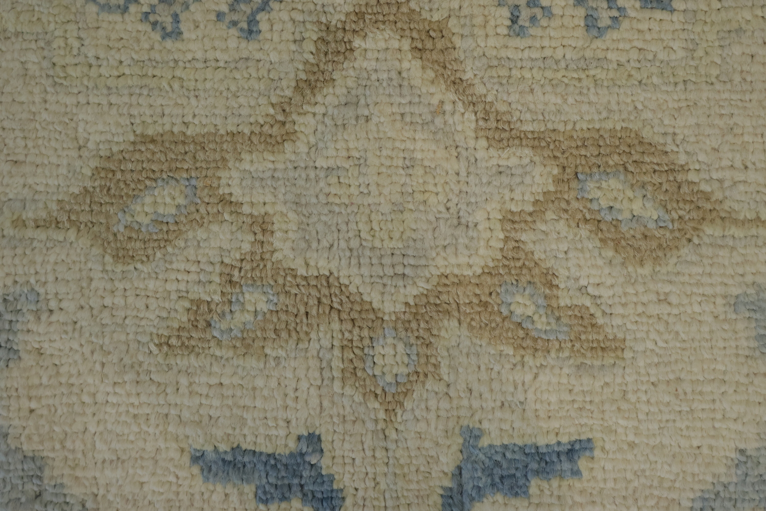 Vegetable Dye Oushak Turkish Wool Rug 9x12