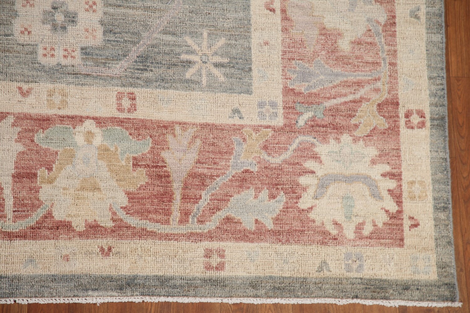 Vegetable Dye Oushak Turkish Area Rug 9x12