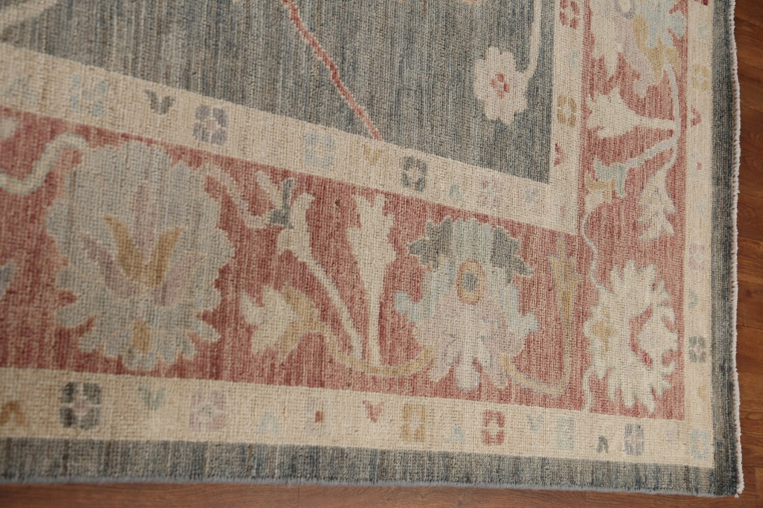 Vegetable Dye Oushak Turkish Area Rug 9x12