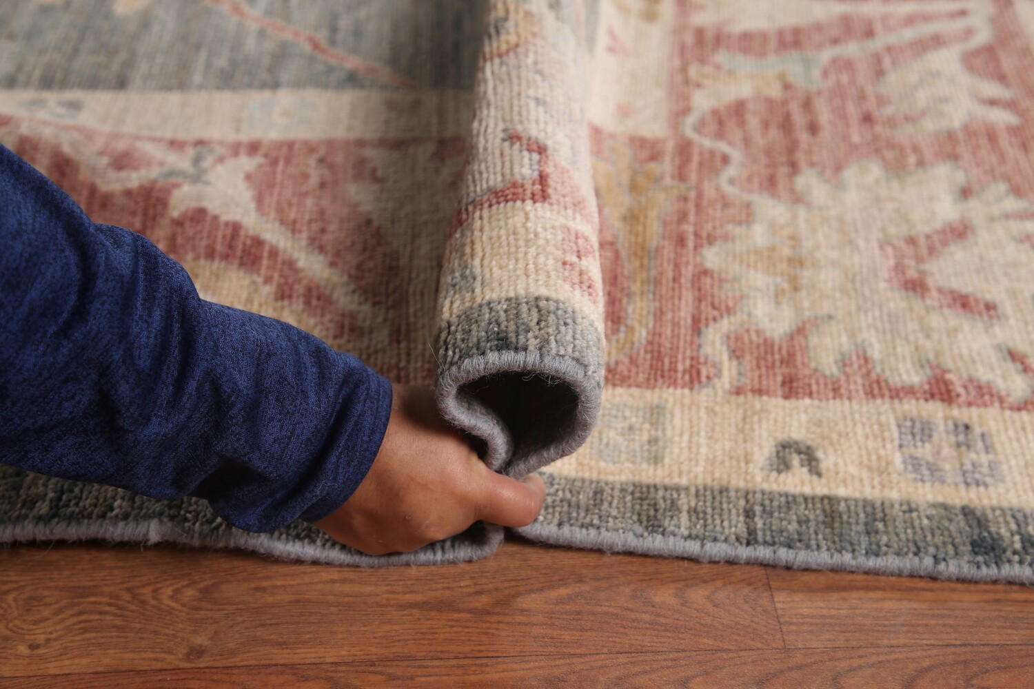 Vegetable Dye Oushak Turkish Area Rug 9x12