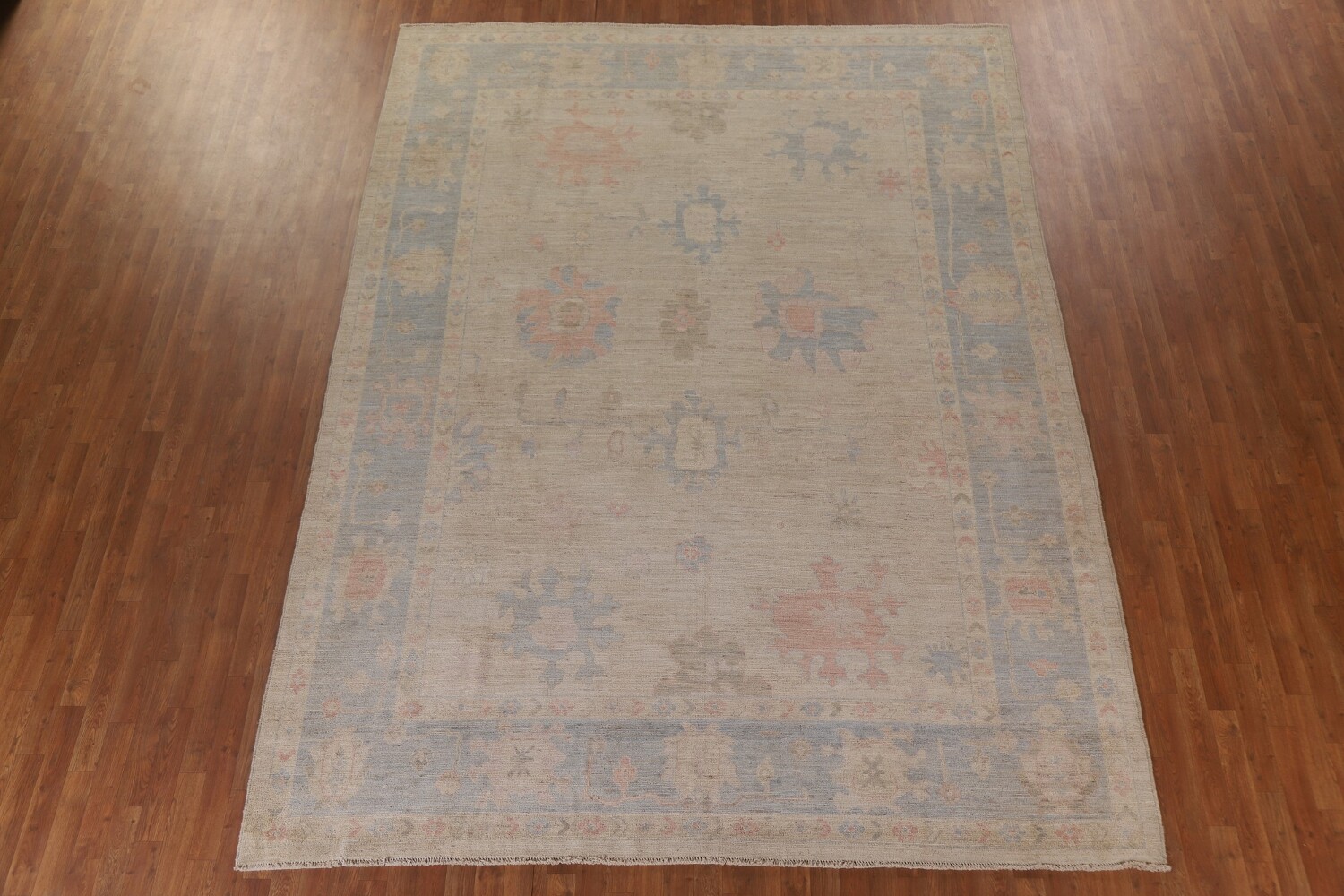 Vegetable Dye Oushak Oriental Area Rug 9x12