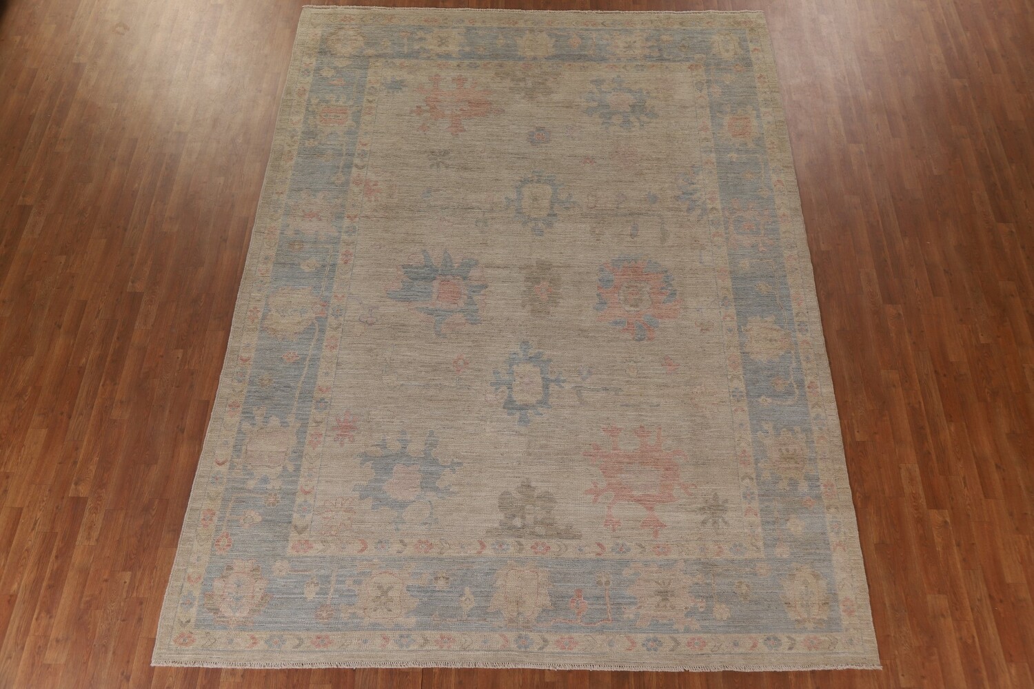 Vegetable Dye Oushak Oriental Area Rug 9x12