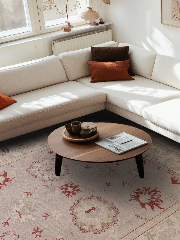 Vegetable Dye Oushak Oriental Area Rug 8x10