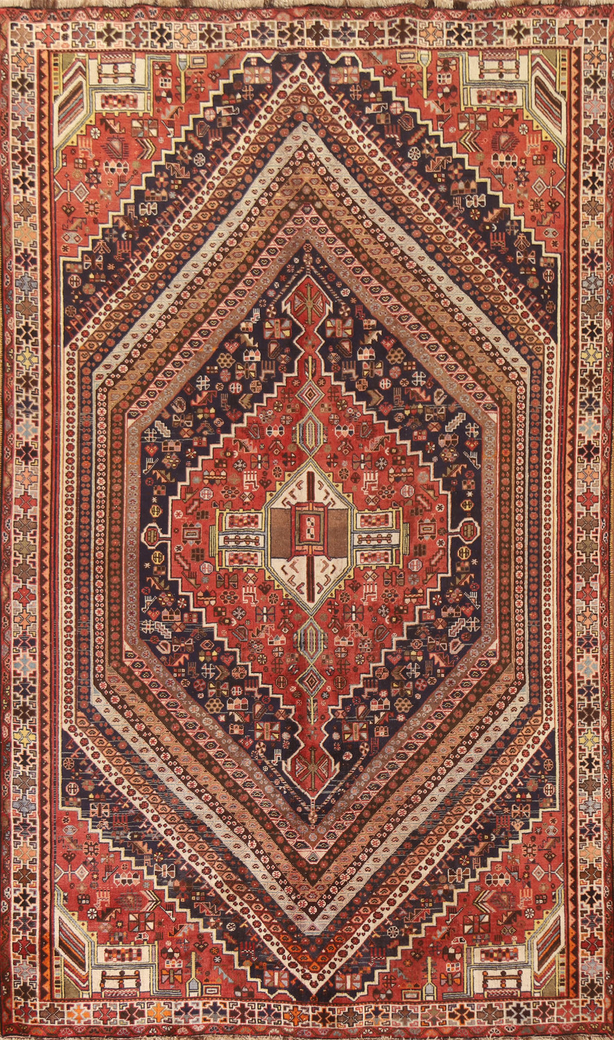 Vegetable Dye Kashkoli Persian Area Rug 6x9