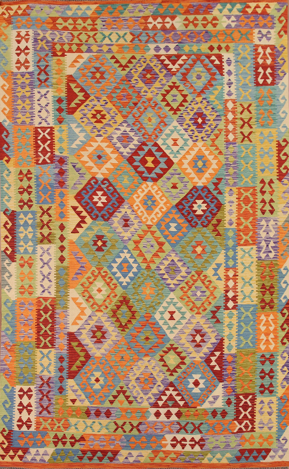 Colorful Kilim Oriental Area Rug 8x11
