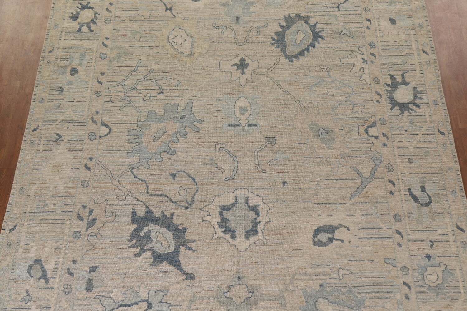 Vegetable Dye Oushak Turkish Area Rug 9x12