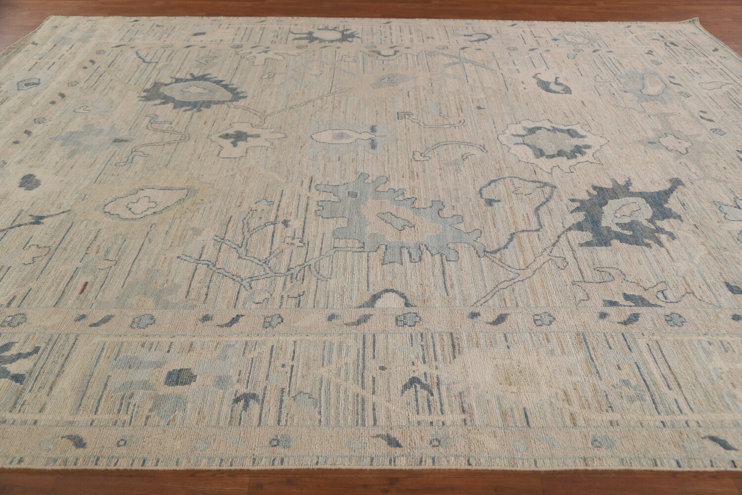 Vegetable Dye Oushak Turkish Area Rug 9x12