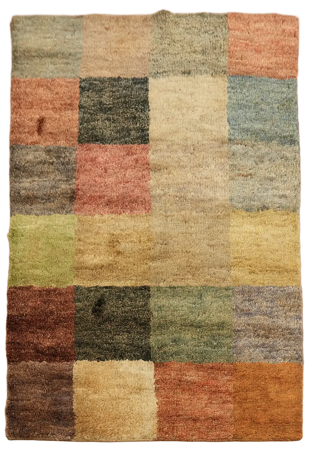 Chic Patchwork Design Rug in Earthy Tones for Home Decor 4x6 ft
