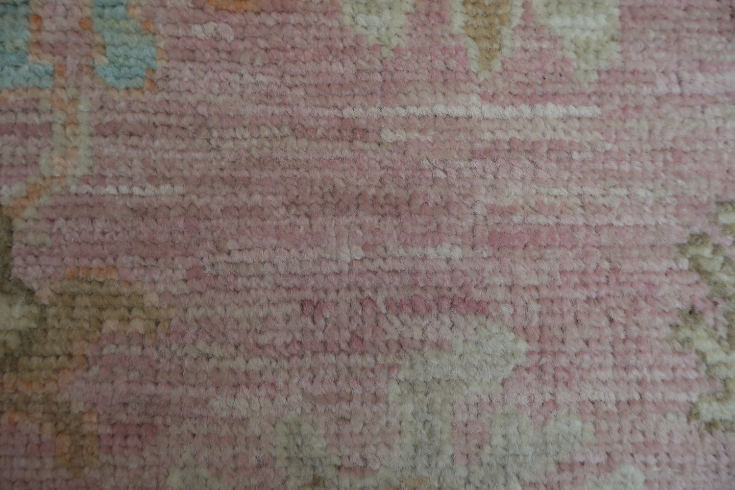 Wool Oushak Vegetable Dye Area Rug 5x8