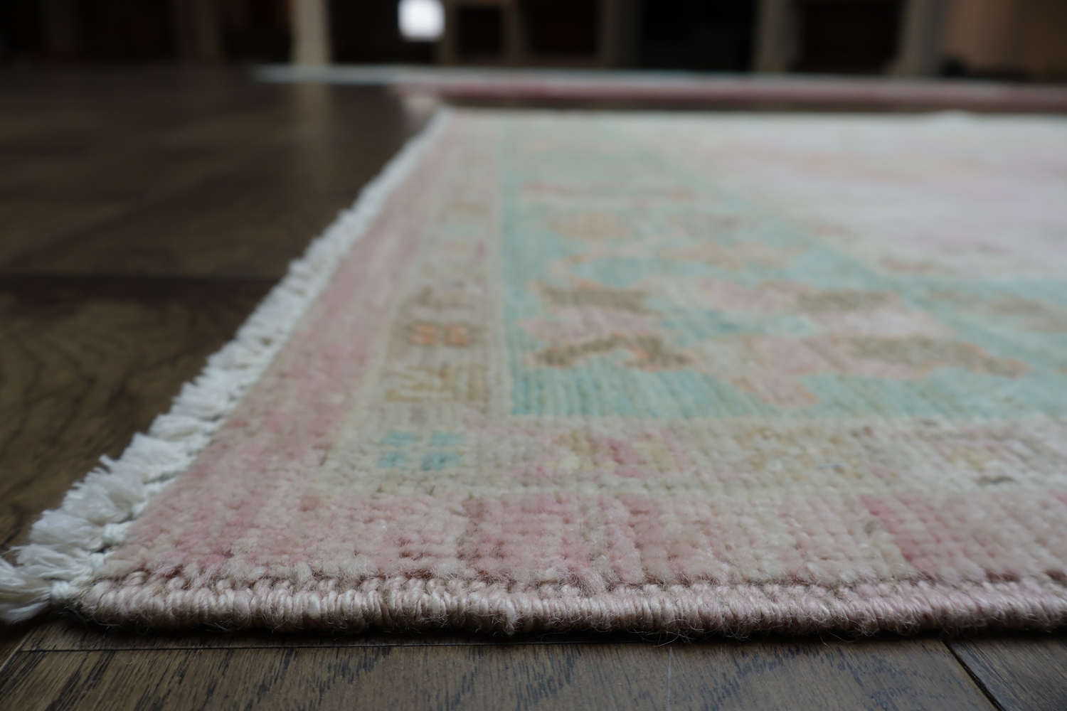 Wool Oushak Vegetable Dye Area Rug 5x8