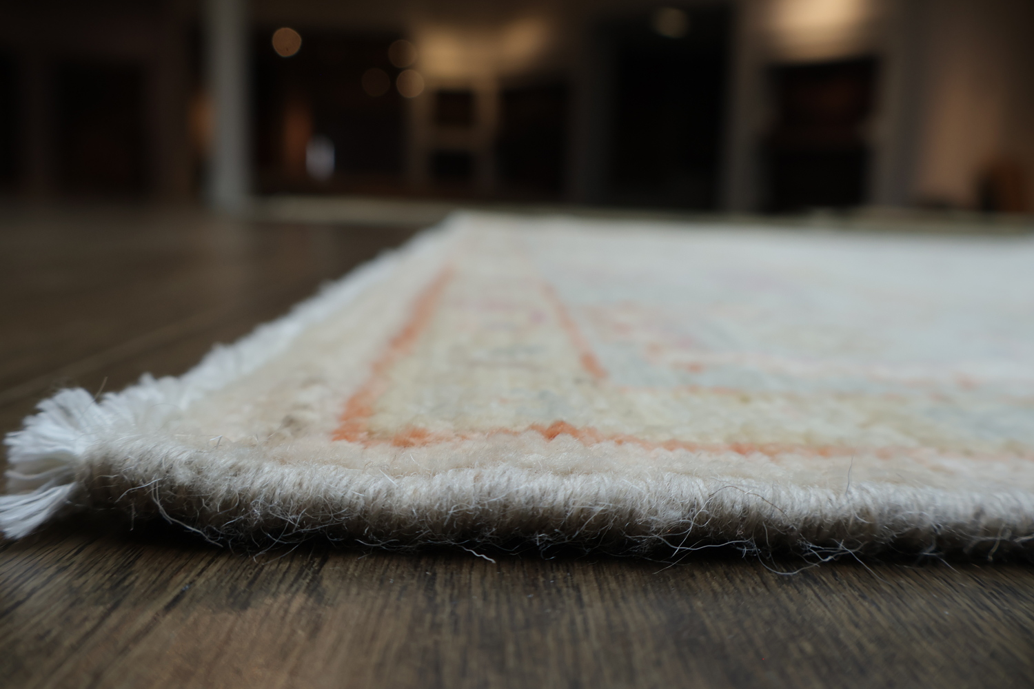 Floral Oushak Vegetable Dye Area Rug 4x6