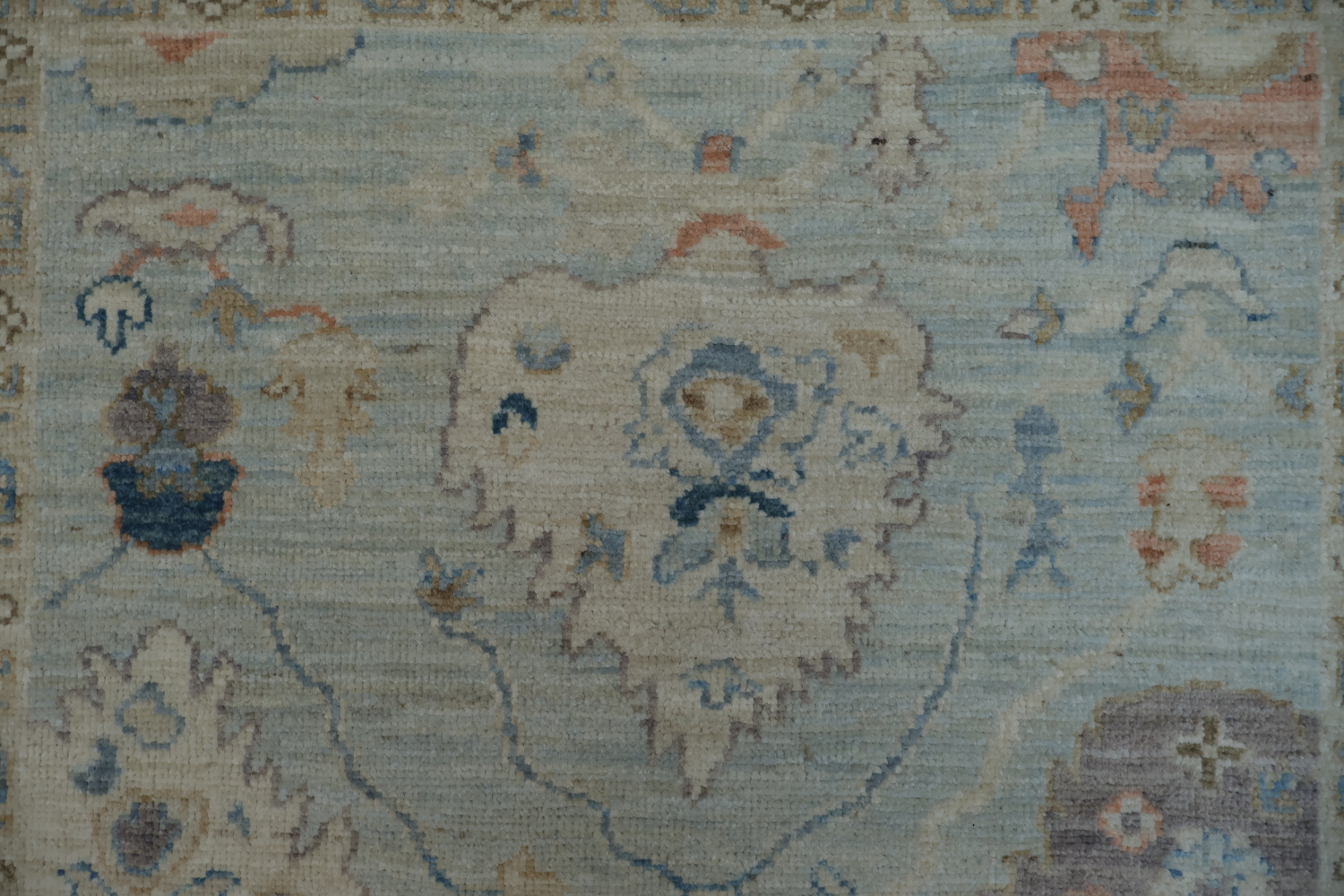 Vegetable Dye Oushak Turkish Area Rug 4x6