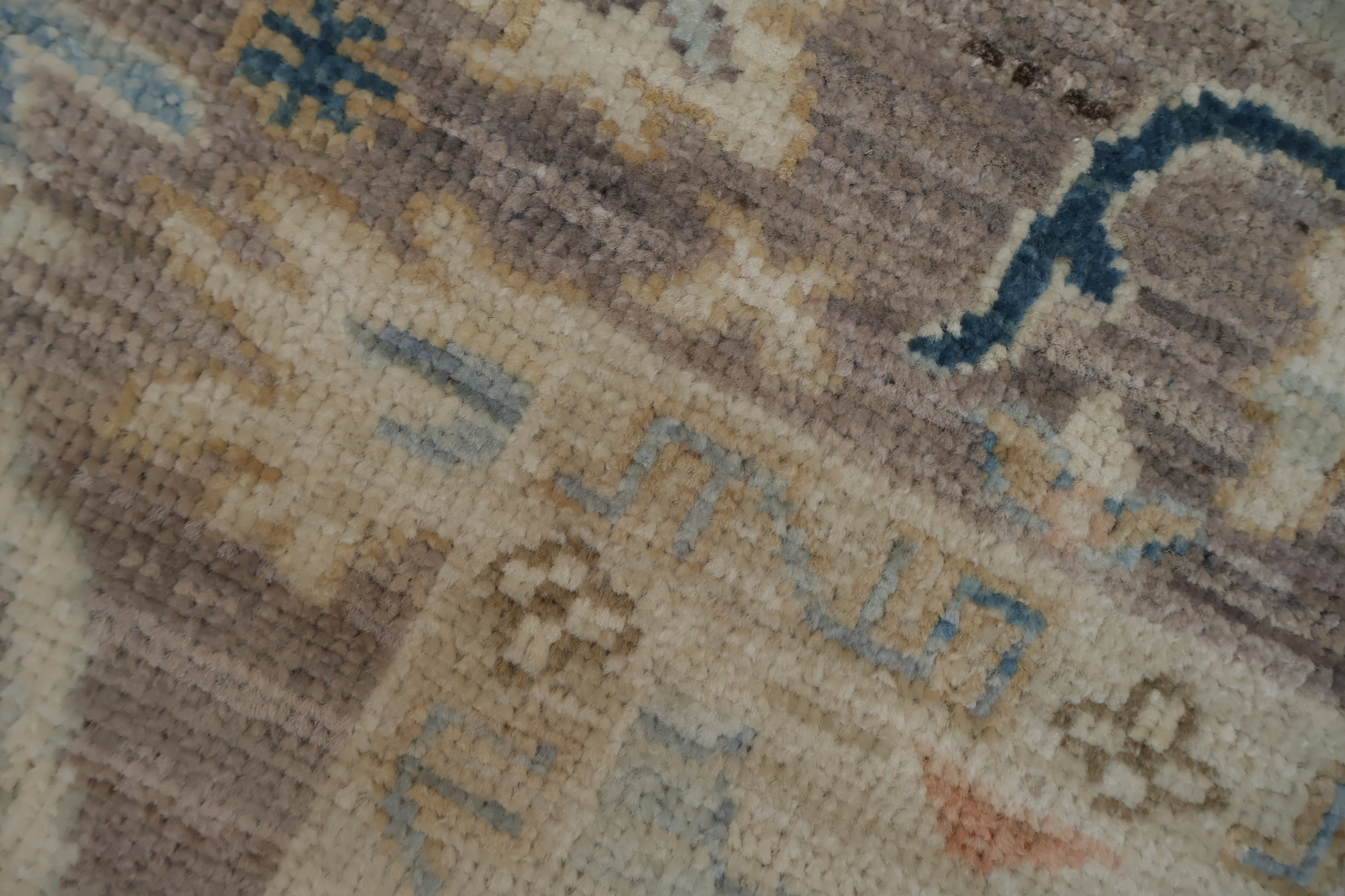 Vegetable Dye Oushak Turkish Area Rug 4x6