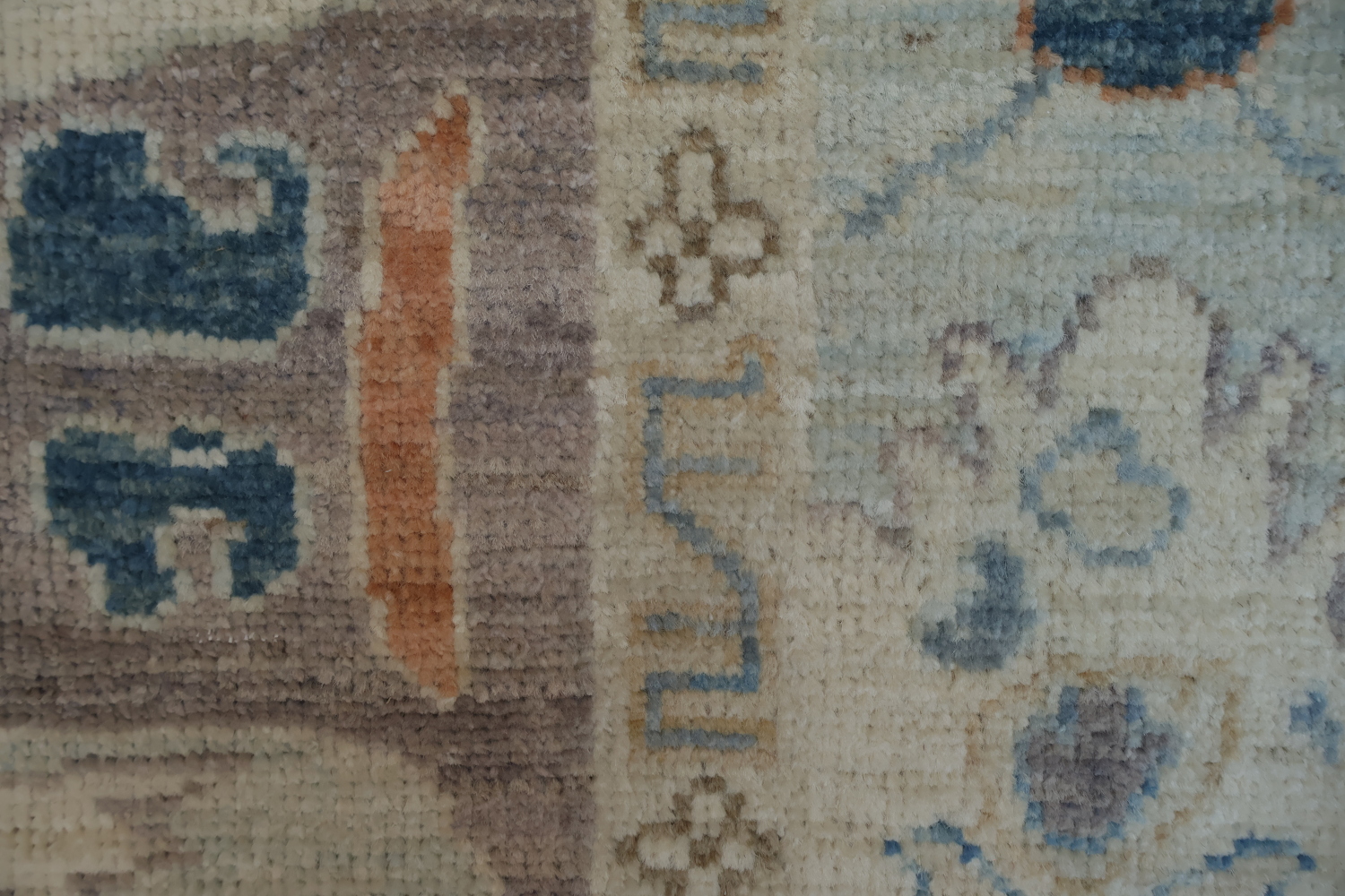 Vegetable Dye Oushak Turkish Area Rug 4x6