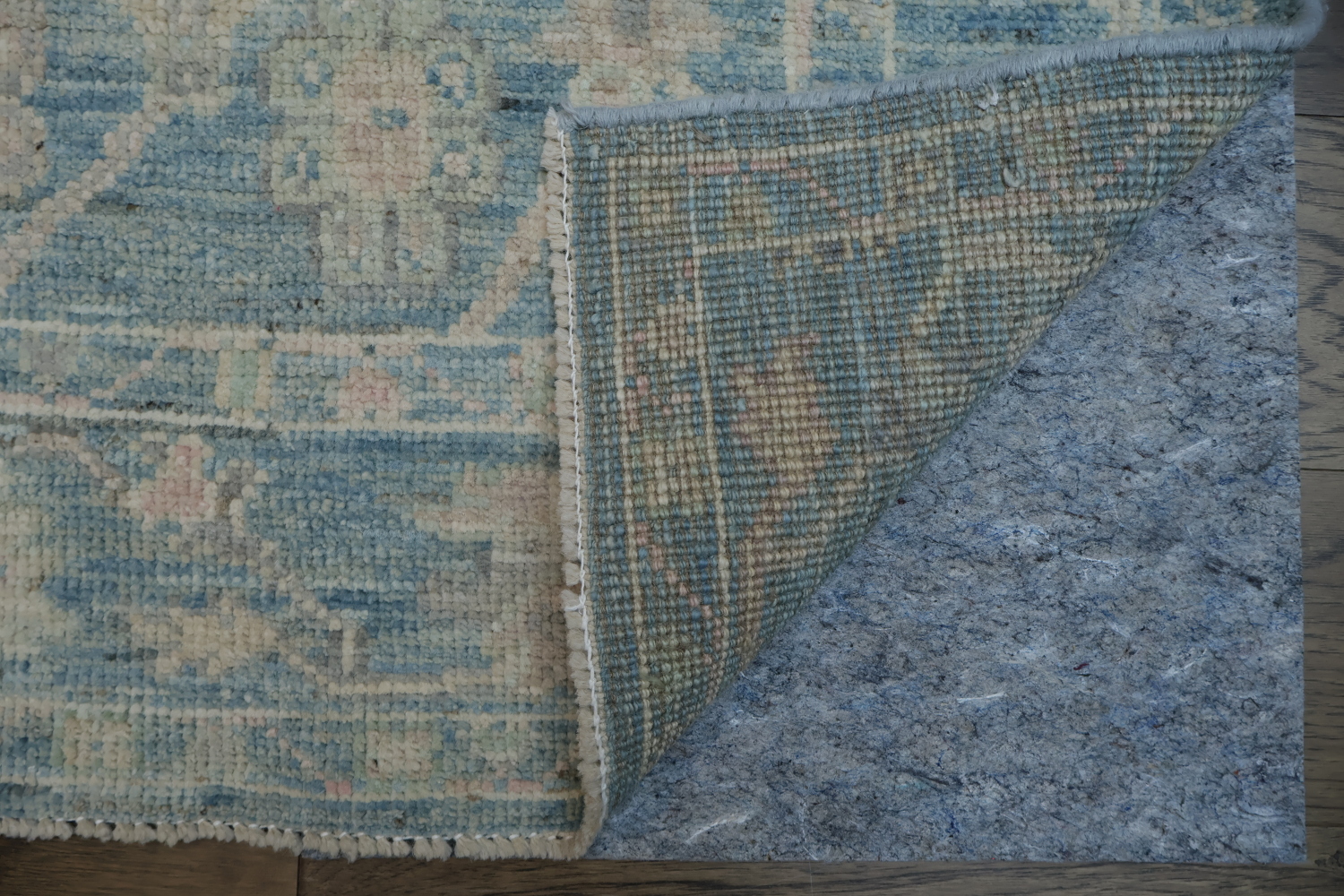 Vegetable Dye Oushak Turkish Area Rug 4x6