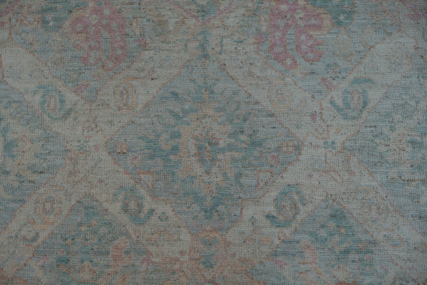 Oushak Vegetable Dye Area Rug 4x6