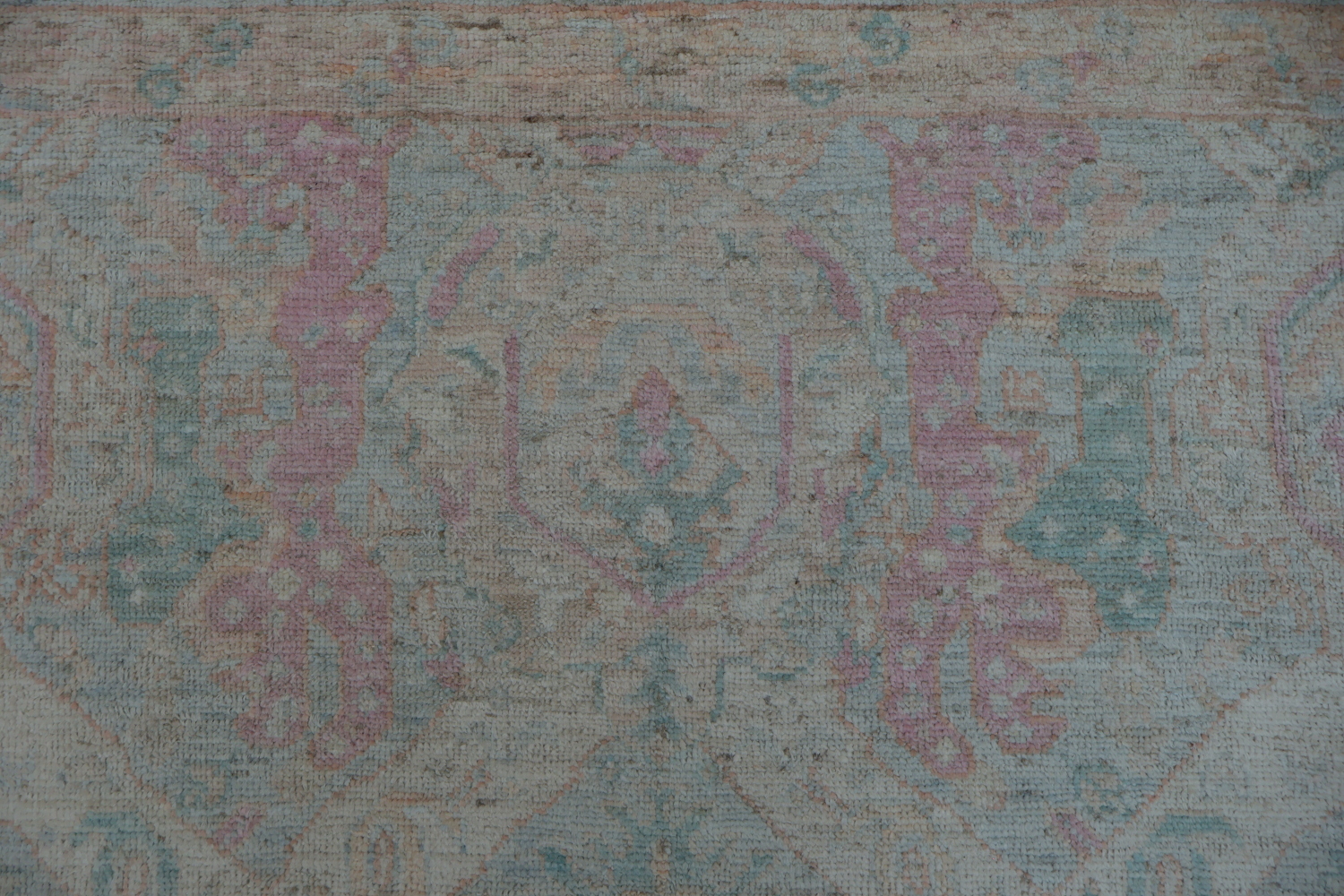 Oushak Vegetable Dye Area Rug 4x6