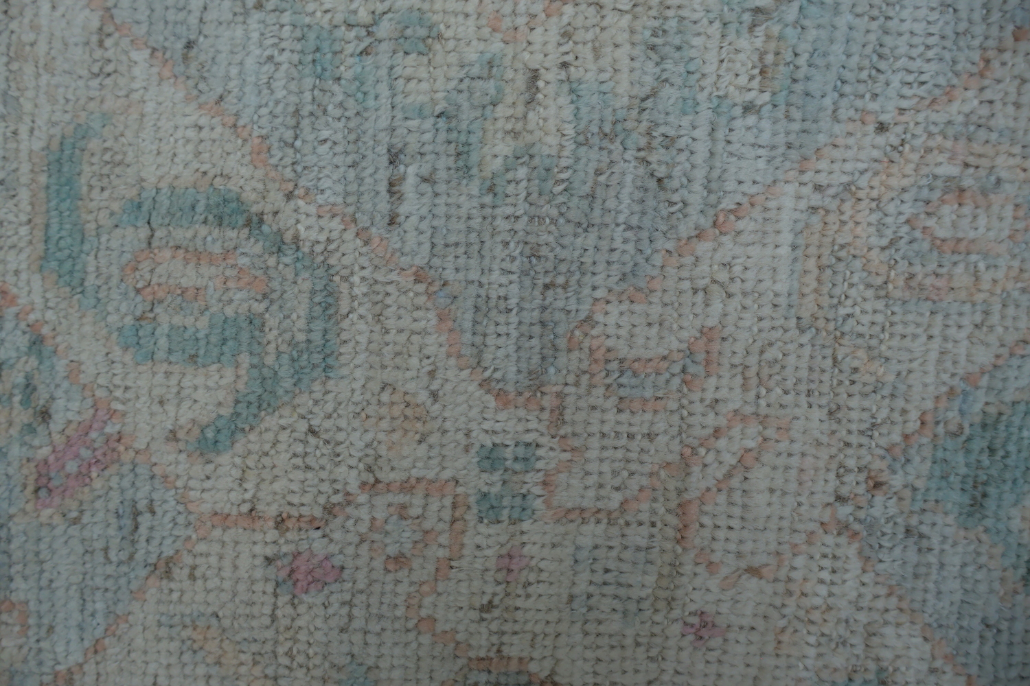 Oushak Vegetable Dye Area Rug 4x6