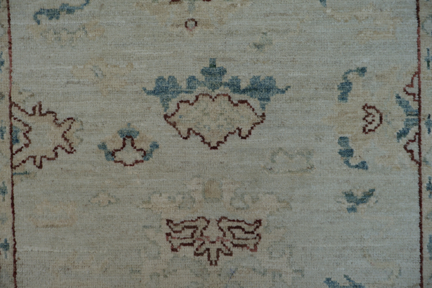 Wool Oushak Vegetable Dye Area Rug 4x6