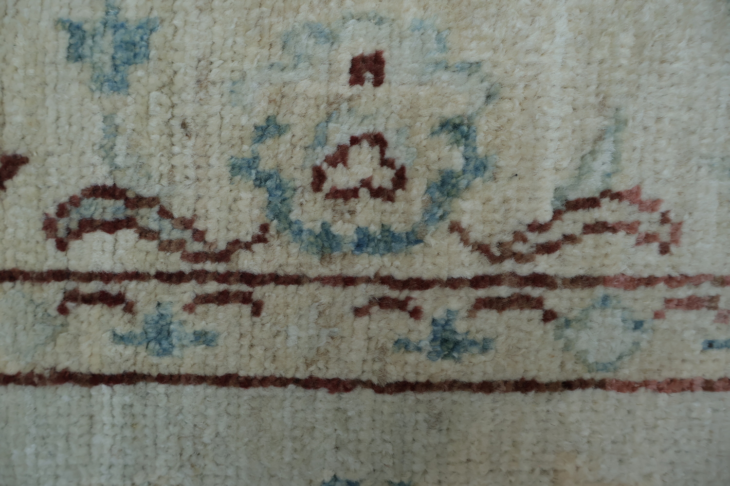 Wool Oushak Vegetable Dye Area Rug 4x6