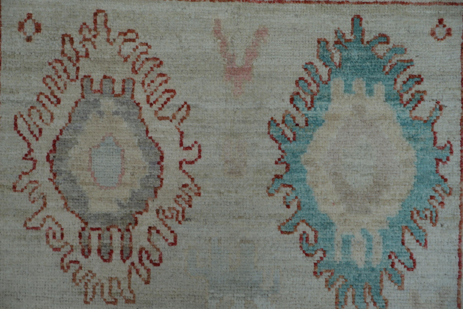 Vegetable Dye Oushak Turkish Area Rug 4x6