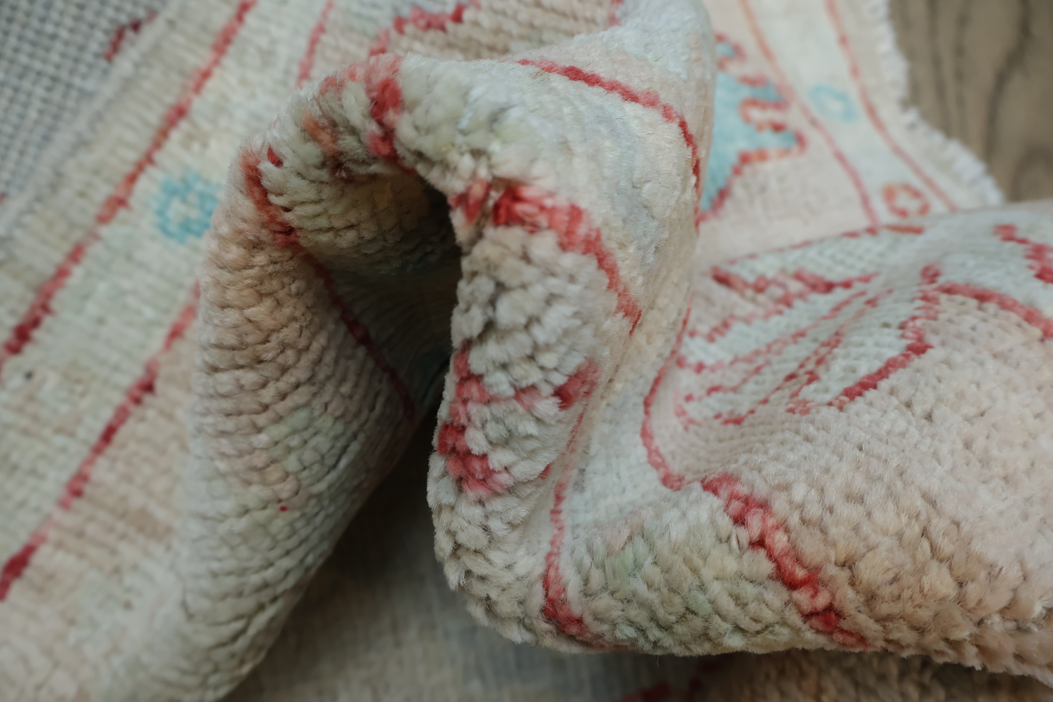 Vegetable Dye Oushak Turkish Area Rug 4x6