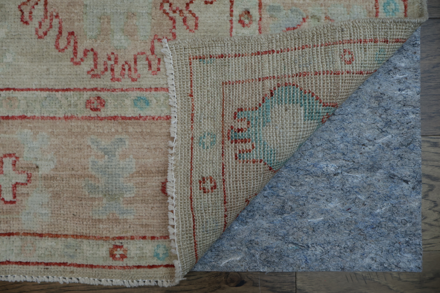 Vegetable Dye Oushak Turkish Area Rug 4x6