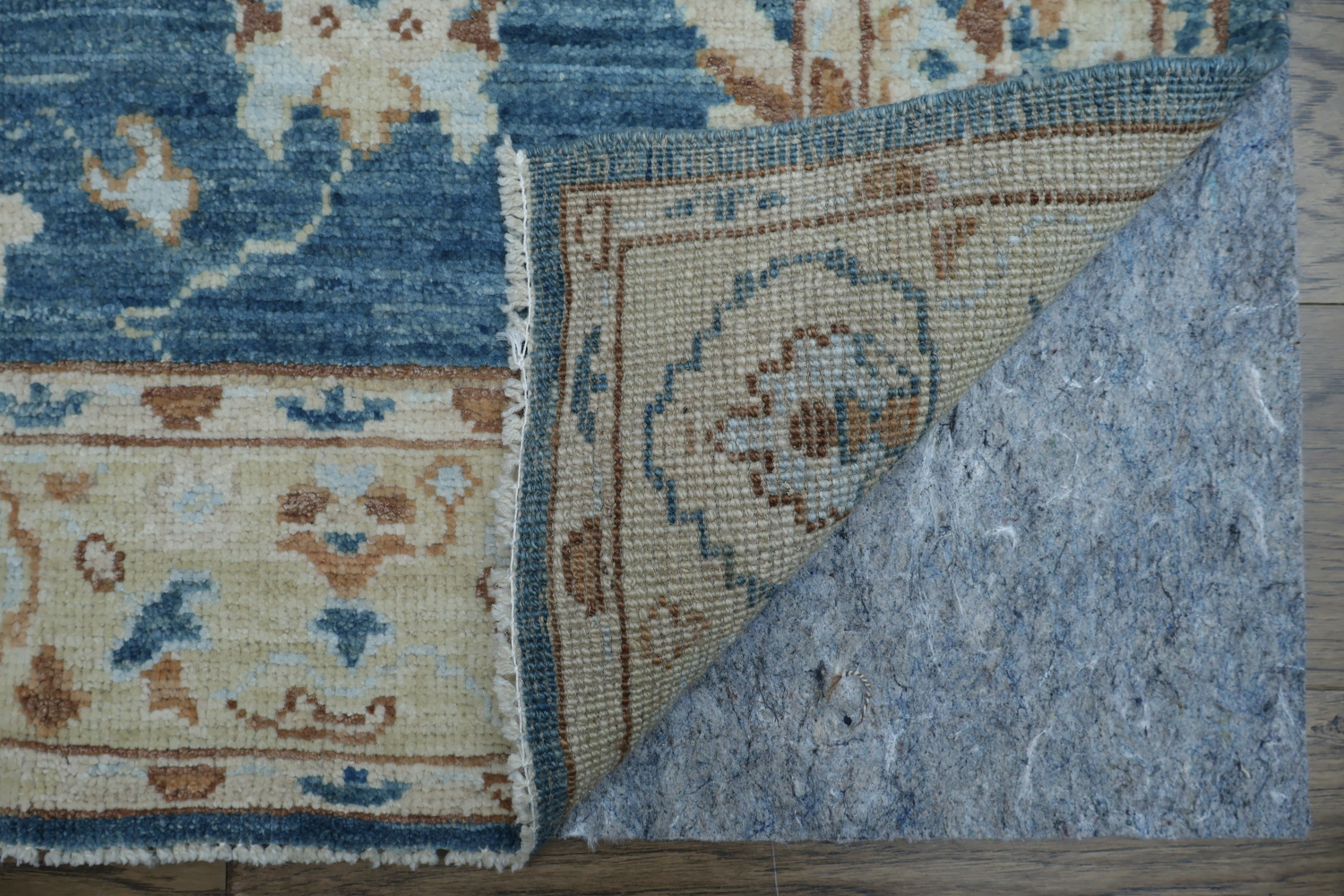 Vegetable Dye Oushak Turkish Area Rug 4x6