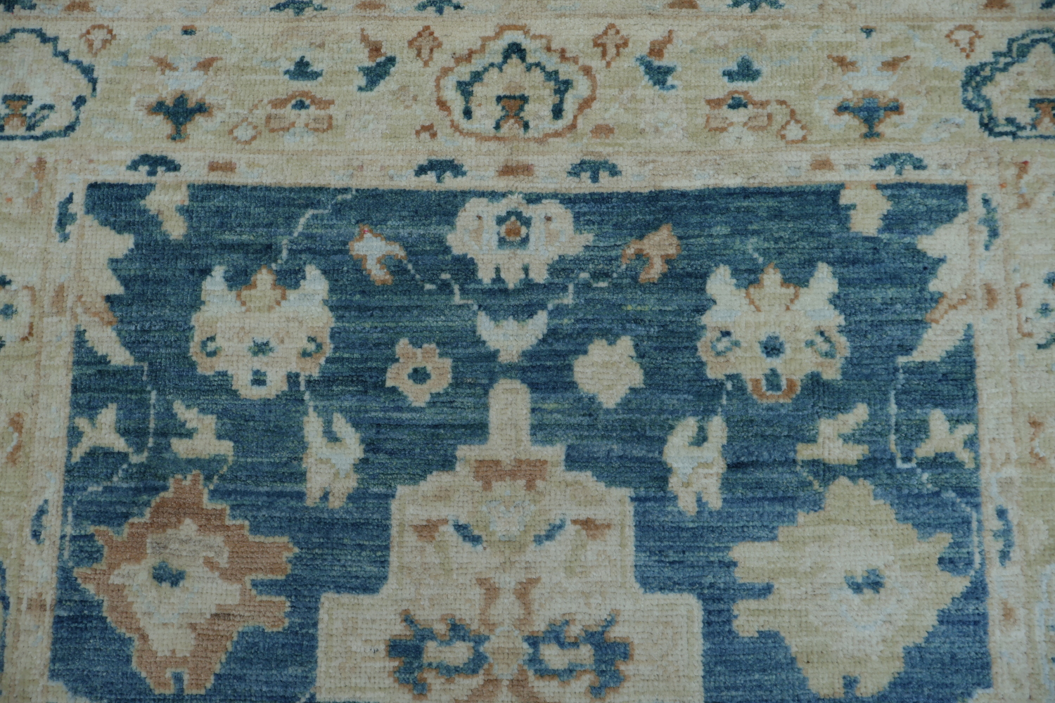 Vegetable Dye Oushak Turkish Area Rug 4x6