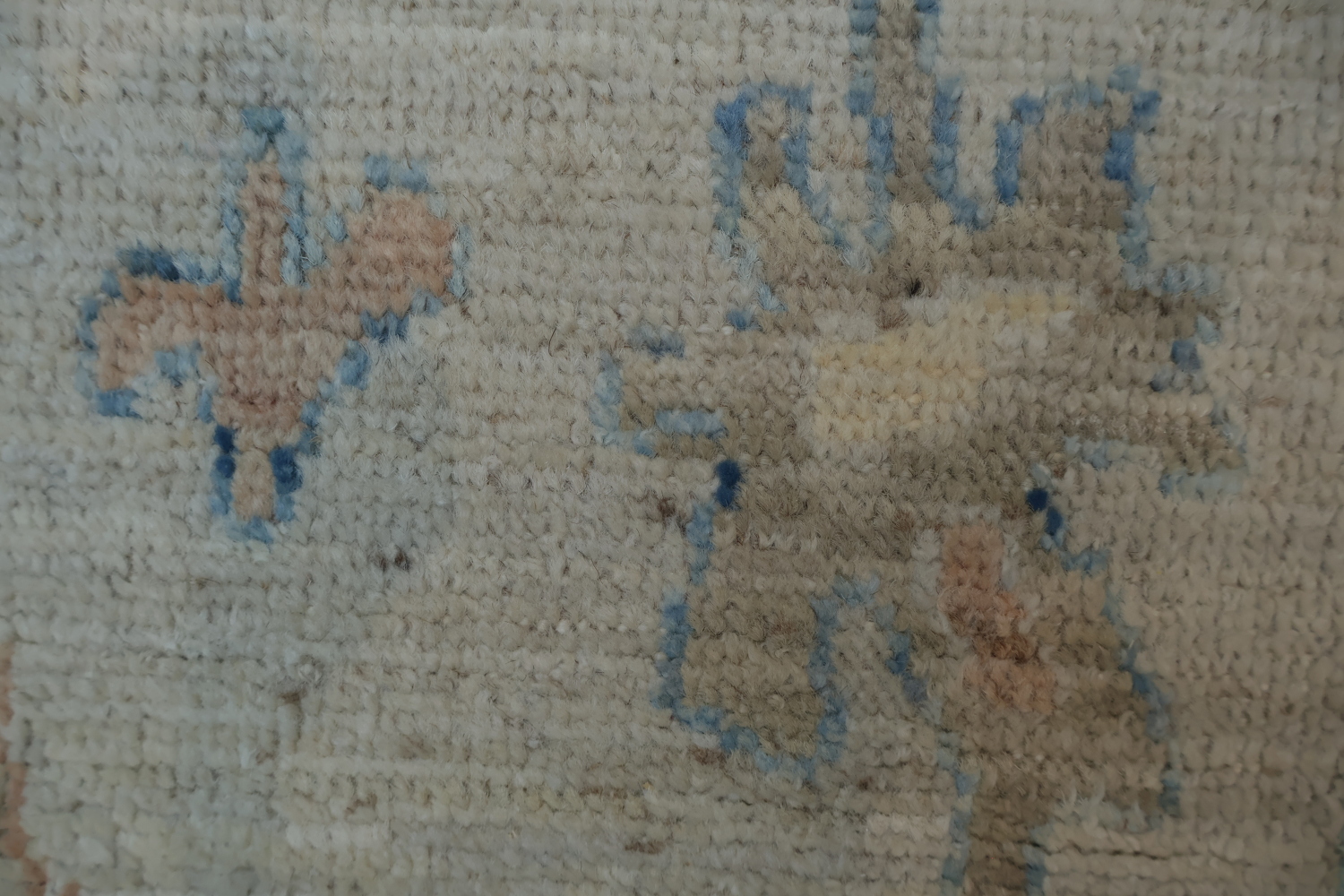 Vegetable Dye Oushak Turkish Area Rug 4x6