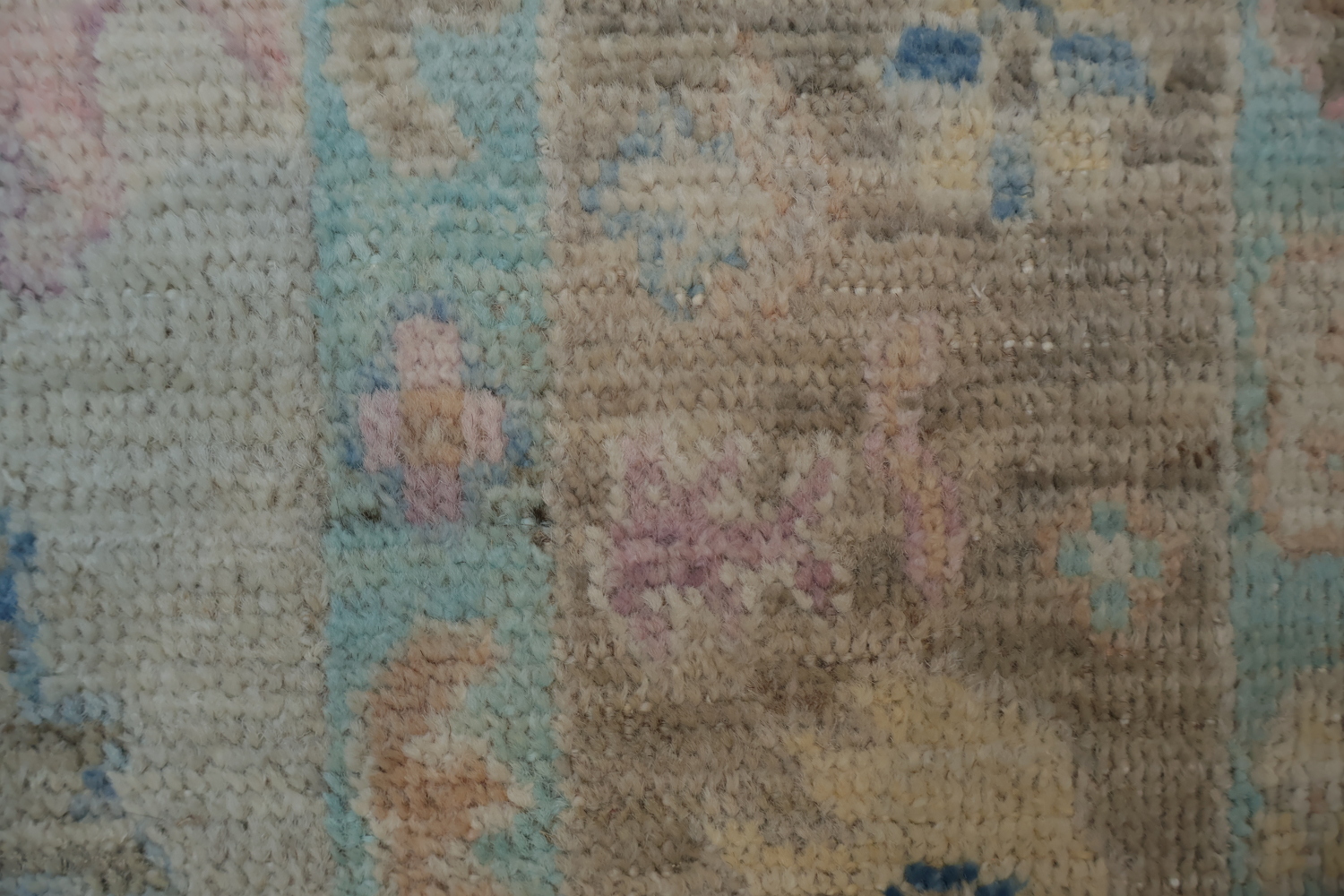 Vegetable Dye Oushak Turkish Area Rug 4x6