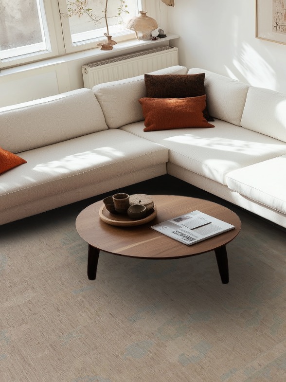 Square Vegetable Dye Oushak Area Rug 10x10