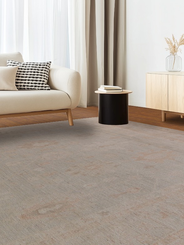 Vegetable Dye Oushak Large Area Rug 10x14