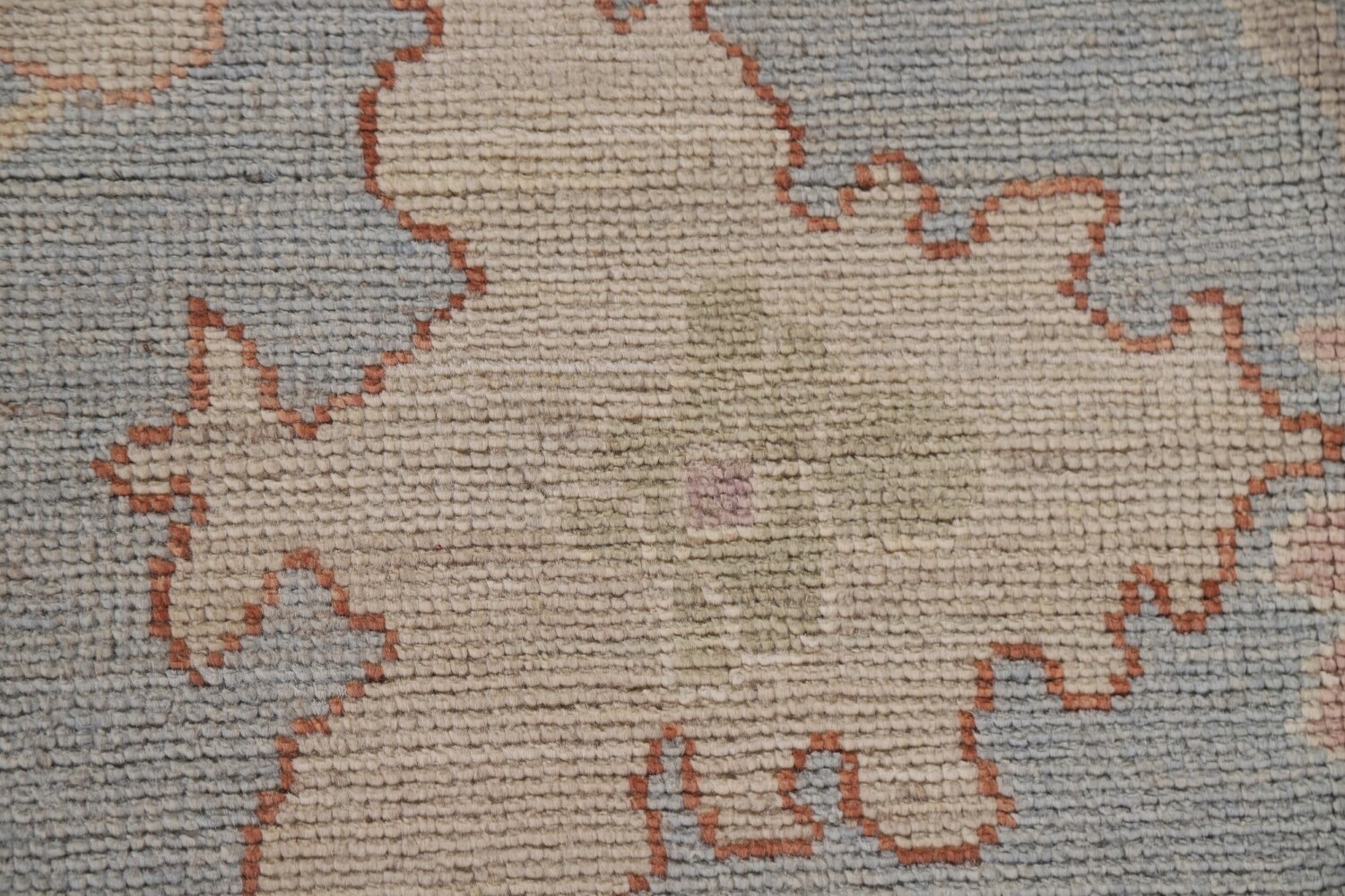 Vegetable Dye Oushak Turkish Area Rug 9x12