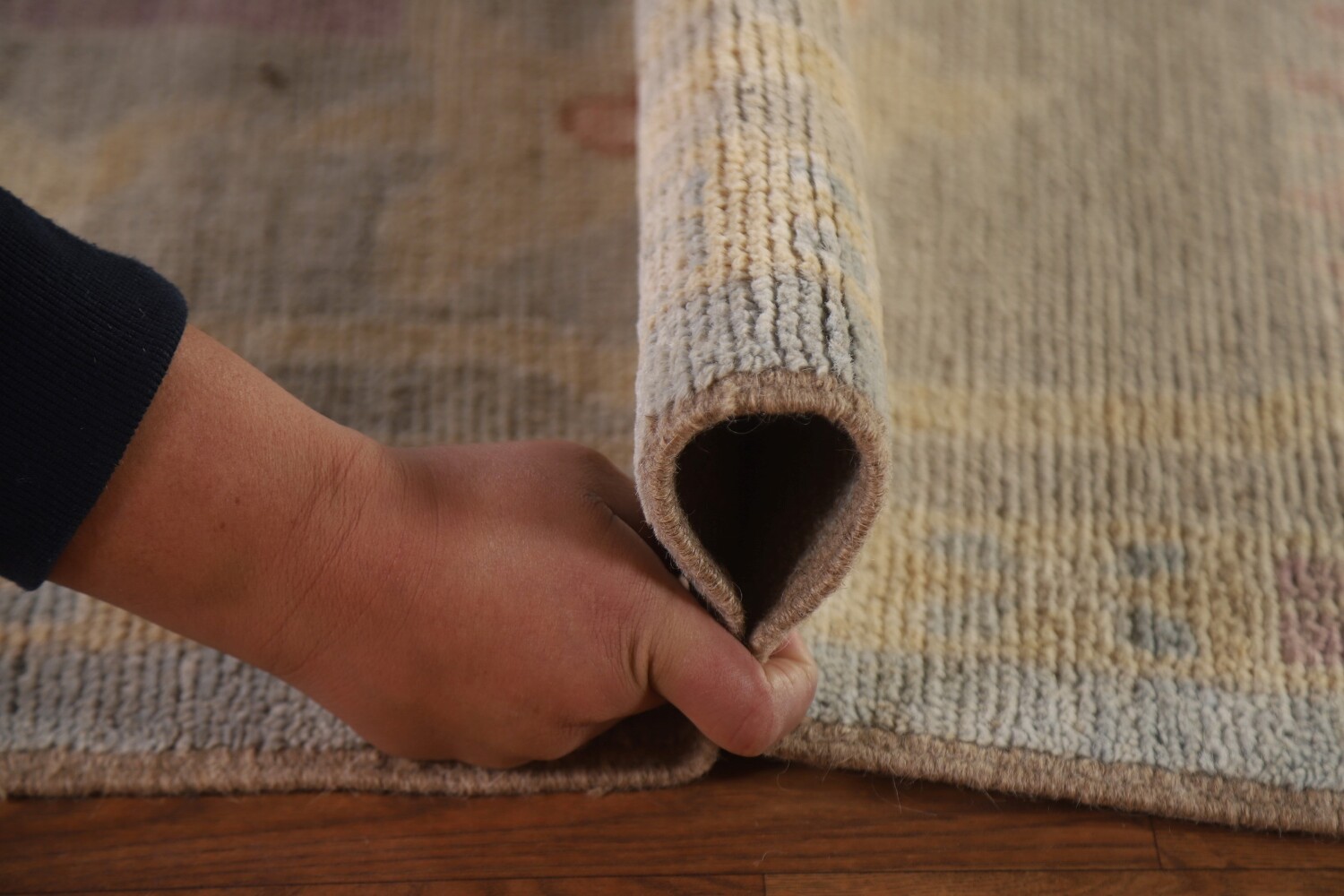 Vegetable Dye Oushak Turkish Area Rug 9x12