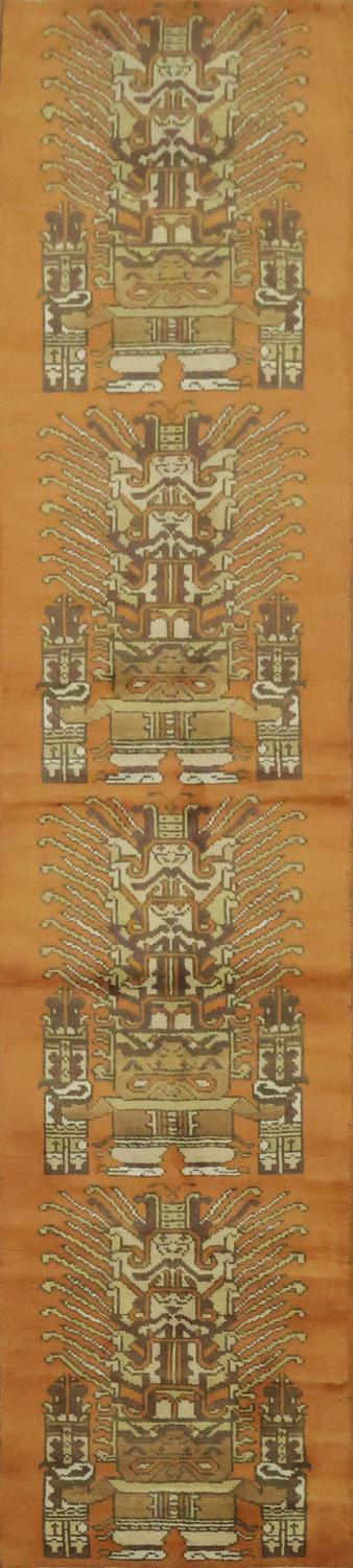 Wool Heriz Serapi Oriental Runner Rug 3x12