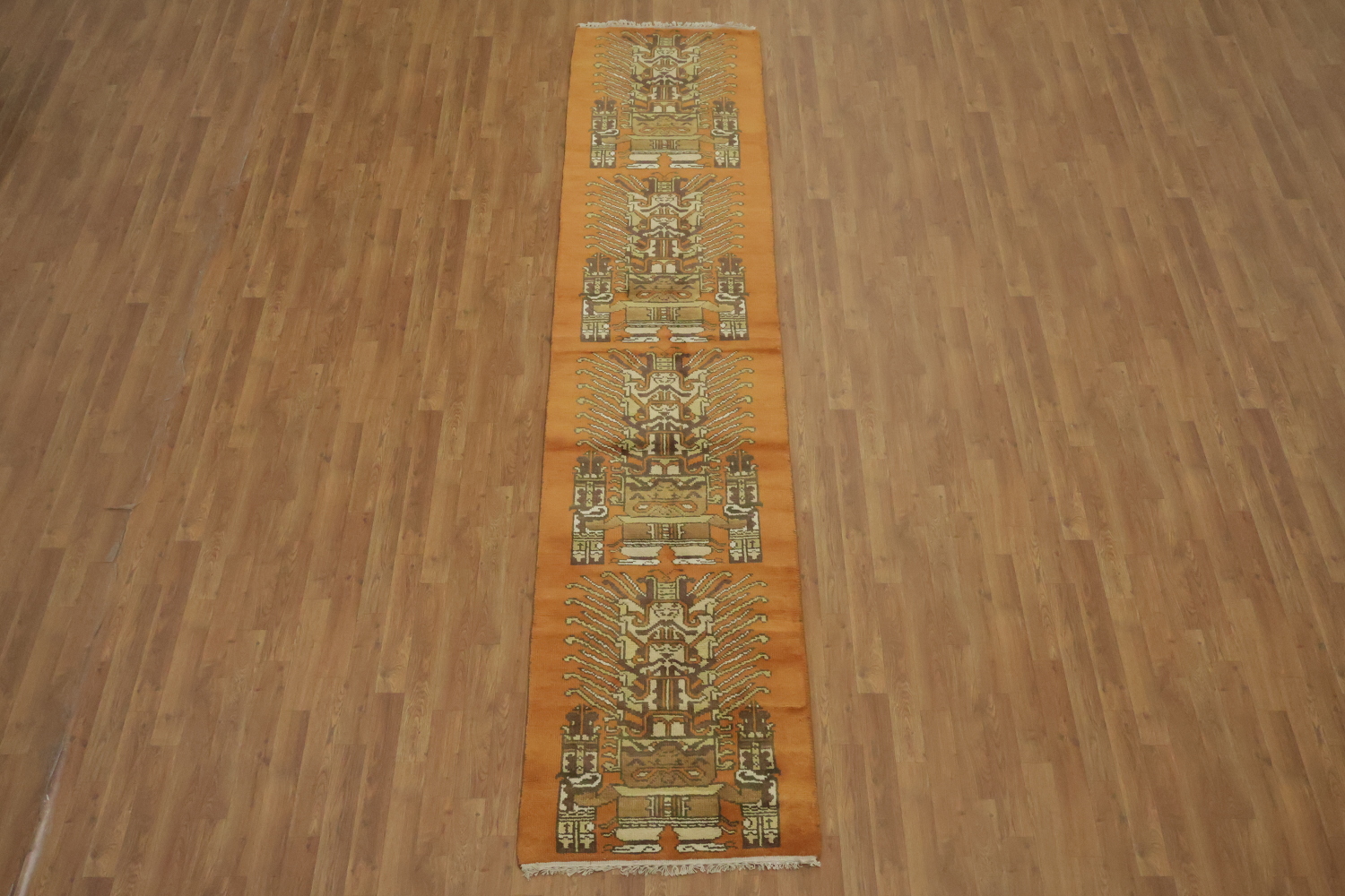 Wool Heriz Serapi Oriental Runner Rug 3x12