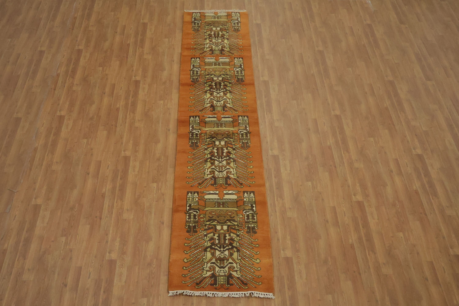 Wool Heriz Serapi Oriental Runner Rug 3x12