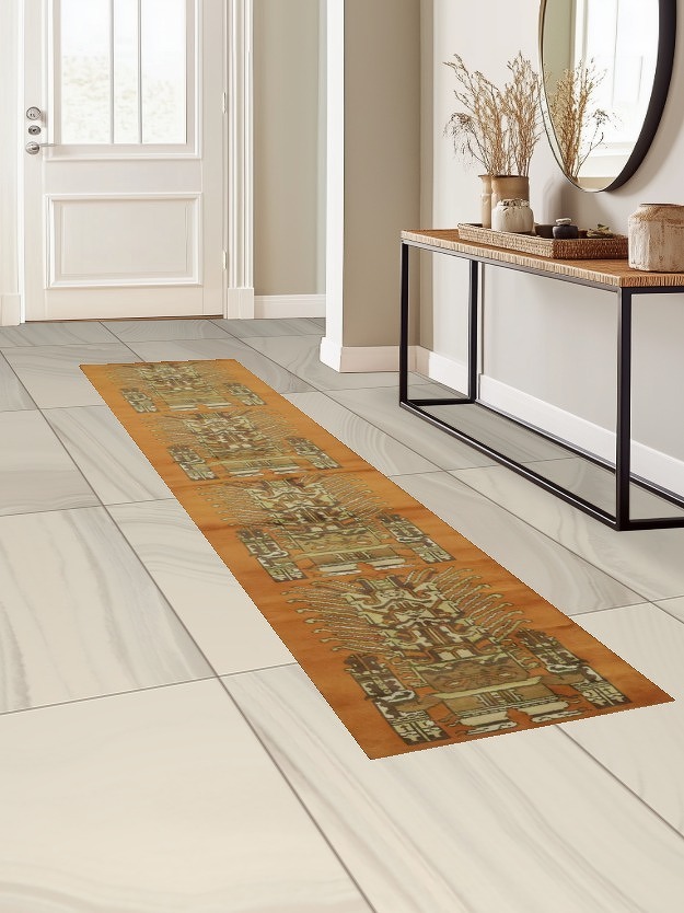 Wool Heriz Serapi Oriental Runner Rug 3x12