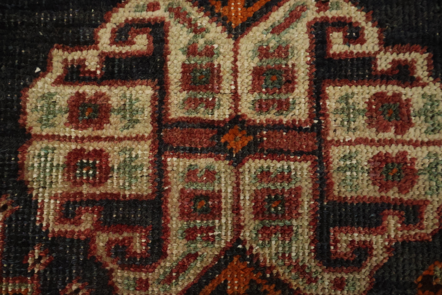 Geometric Red Shiraz Persian Area Rug 5x8