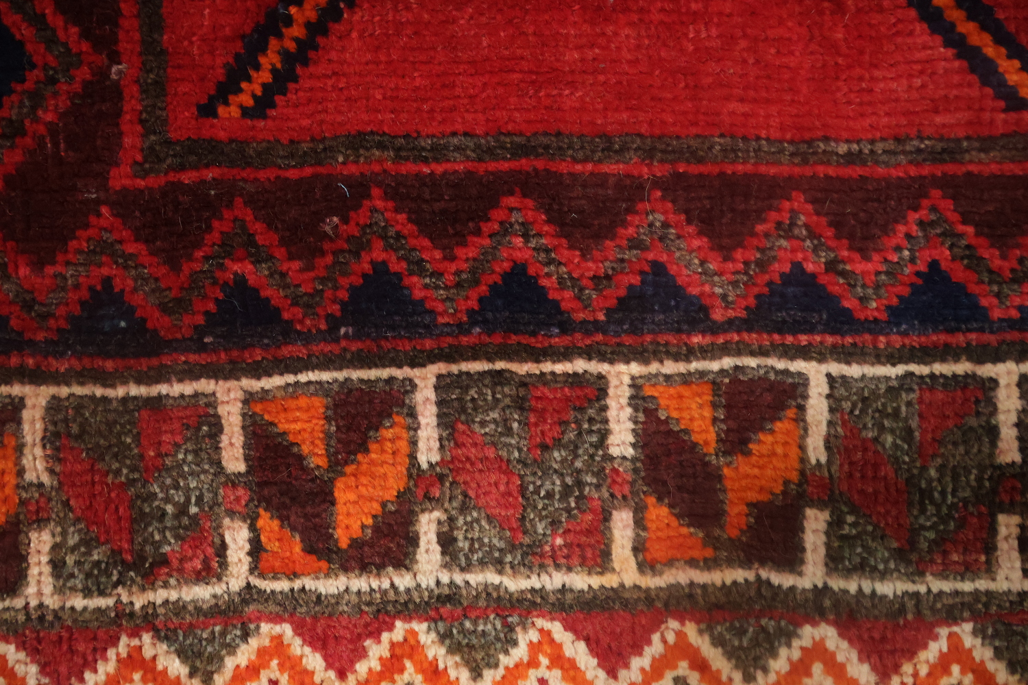 Wool Red Lori Persian Area Rug 4x8
