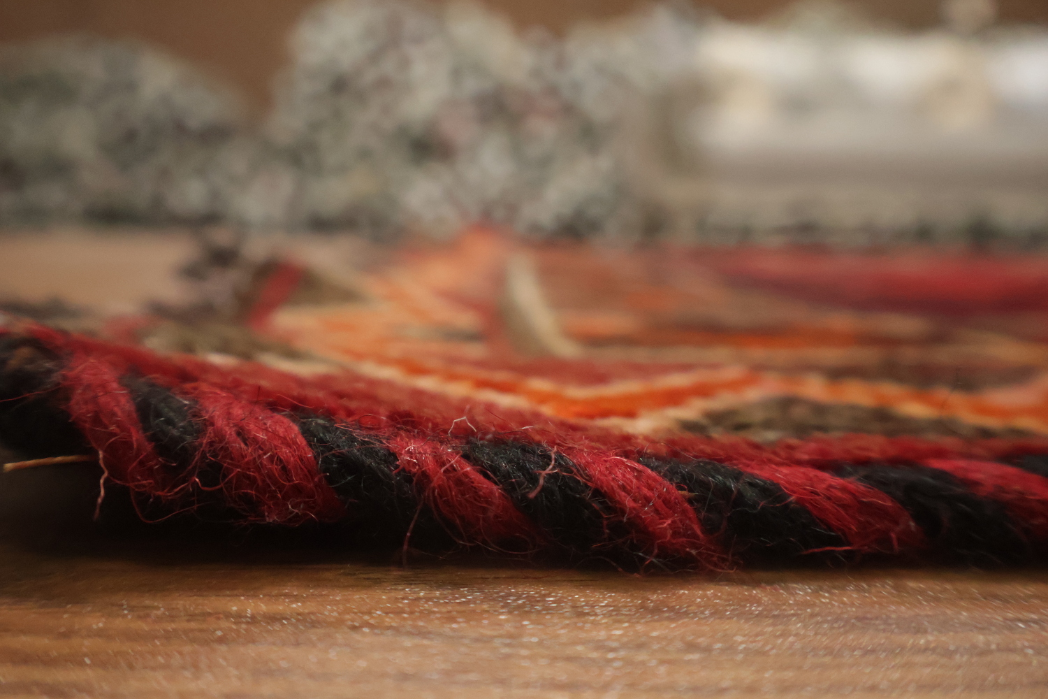 Wool Red Lori Persian Area Rug 4x8