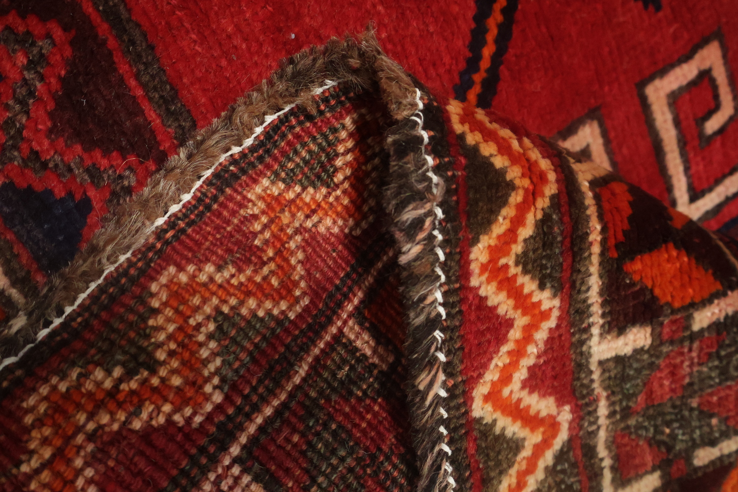 Wool Red Lori Persian Area Rug 4x8