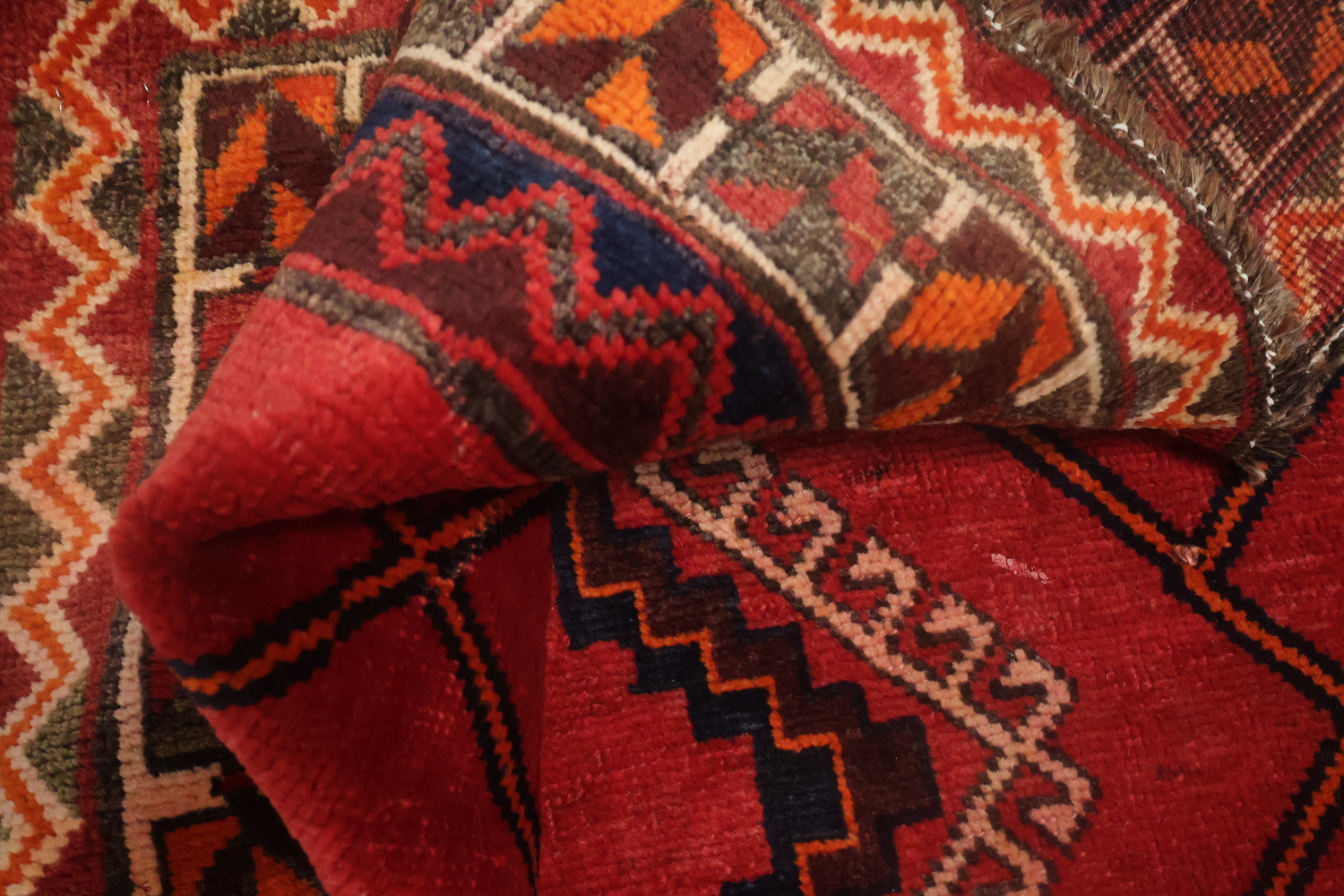 Wool Red Lori Persian Area Rug 4x8