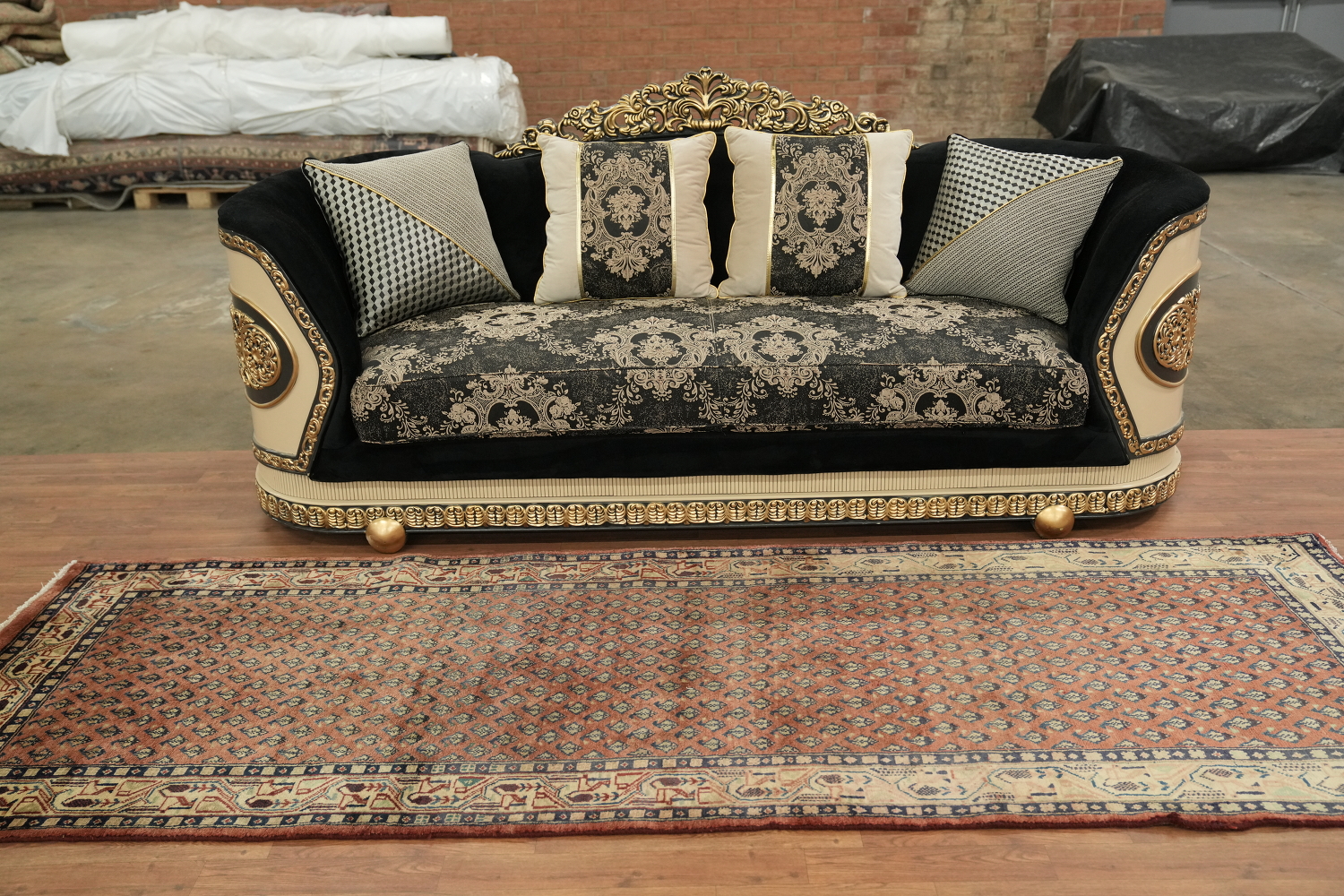 All-Over Botemir Persian Runner Rug 3x10