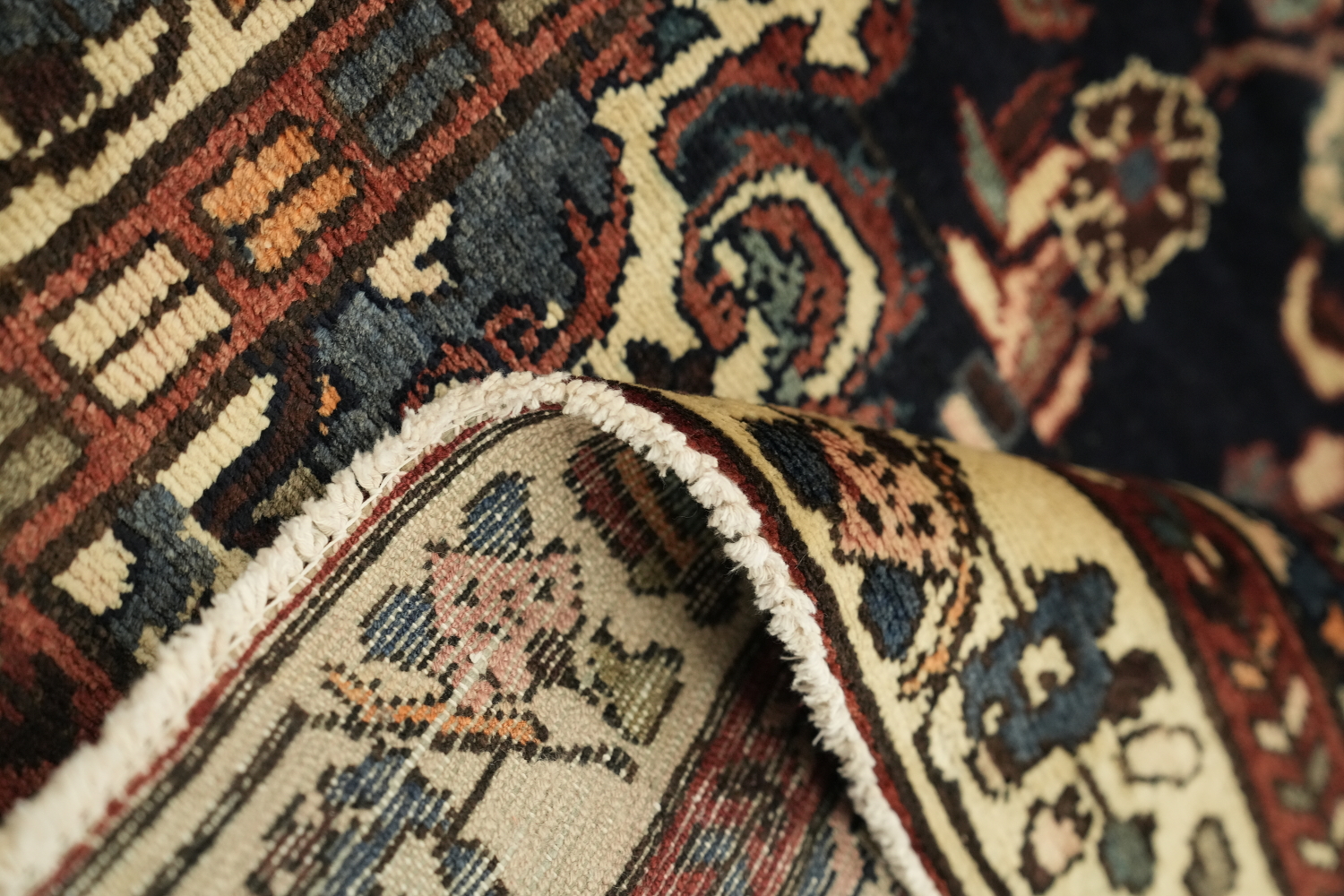 Vintage Lilian Persian Runner Rug 3x9