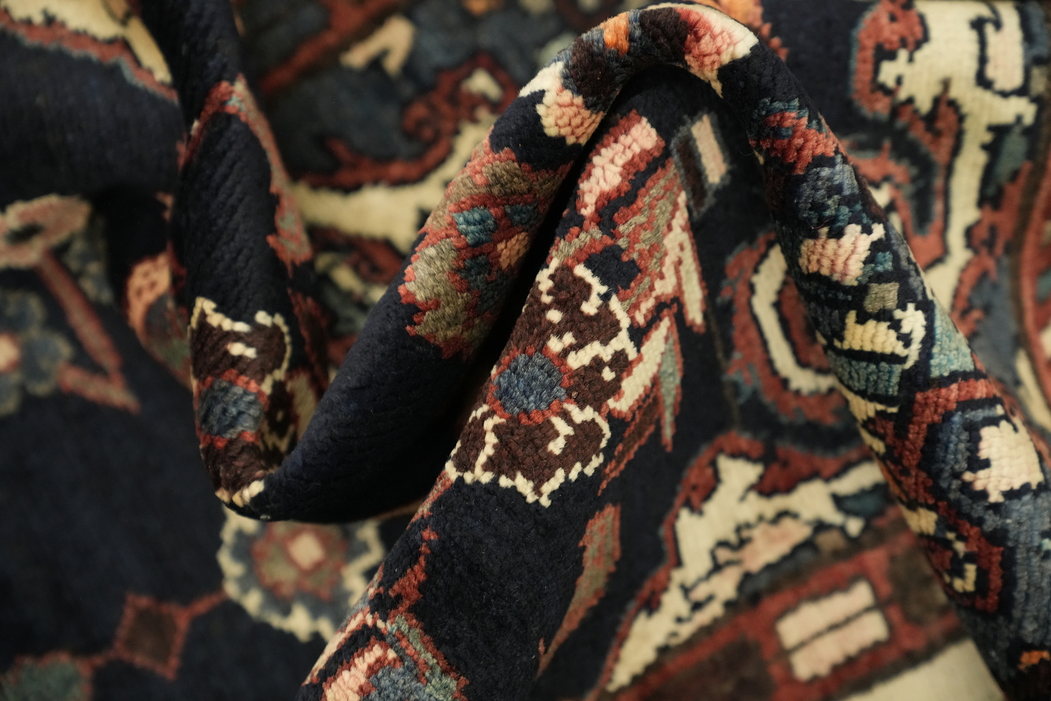 Vintage Lilian Persian Runner Rug 3x9